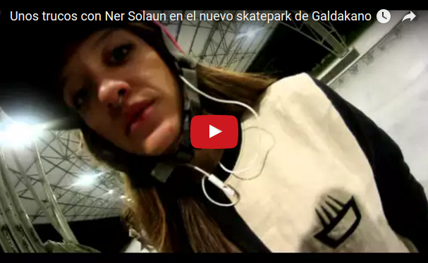 Unos trucos con Ner Solaun en el nuevo skatepark de Galdakao