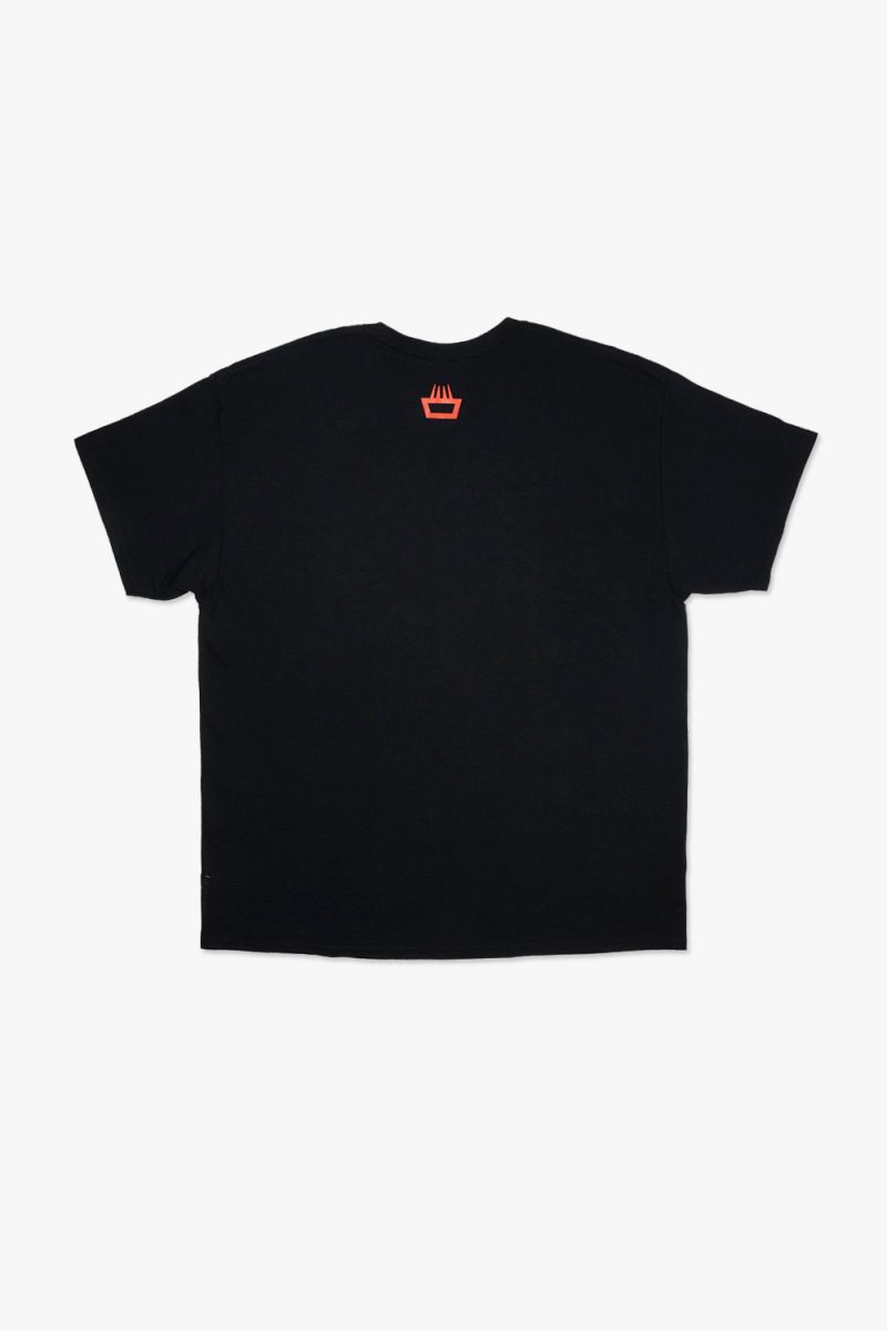 Camiseta mimaría orange in black color negro logo naranja jagger