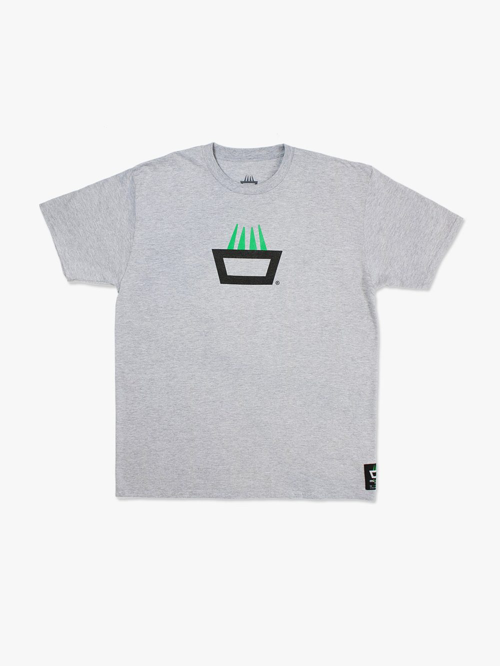 Camiseta mimaría hempworks color gris logo original