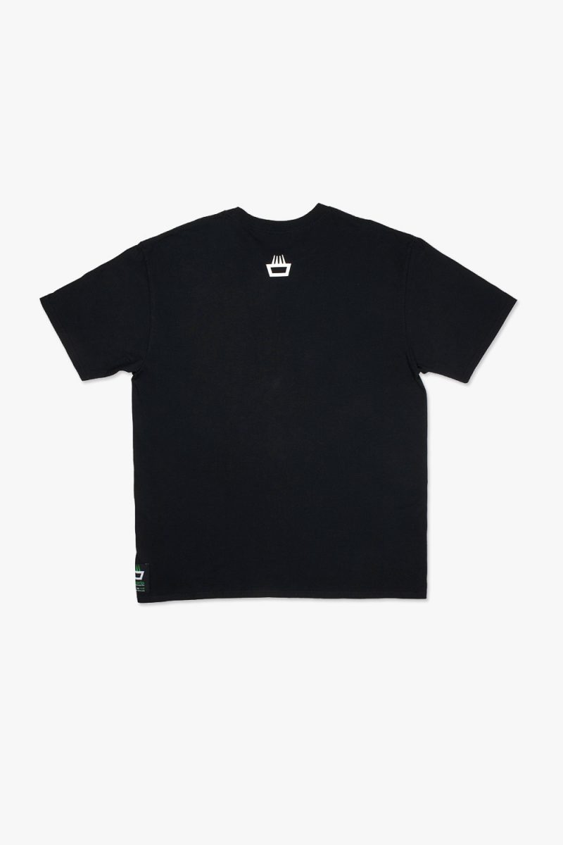 Espalda camiseta mimaría hempworks color negro