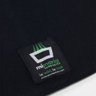 Detalle etiqueta camiseta mimaría hempworks color negro