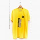 Camiseta mimaría hempworks CASTRO 01 de color amarillo en colaboración con el artista urbano SONEK Edición limitada